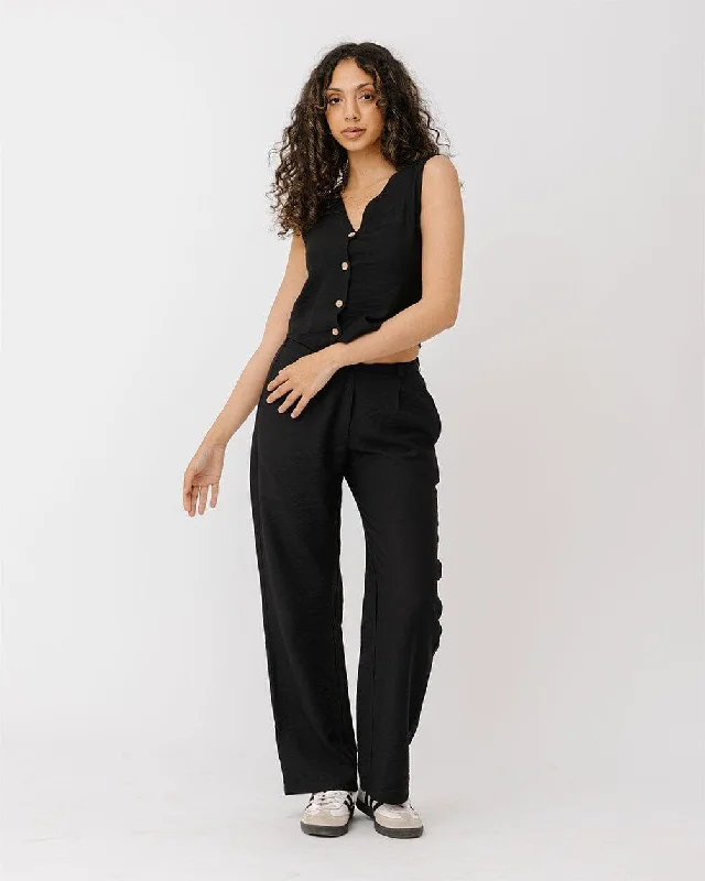 Black Linen Pants