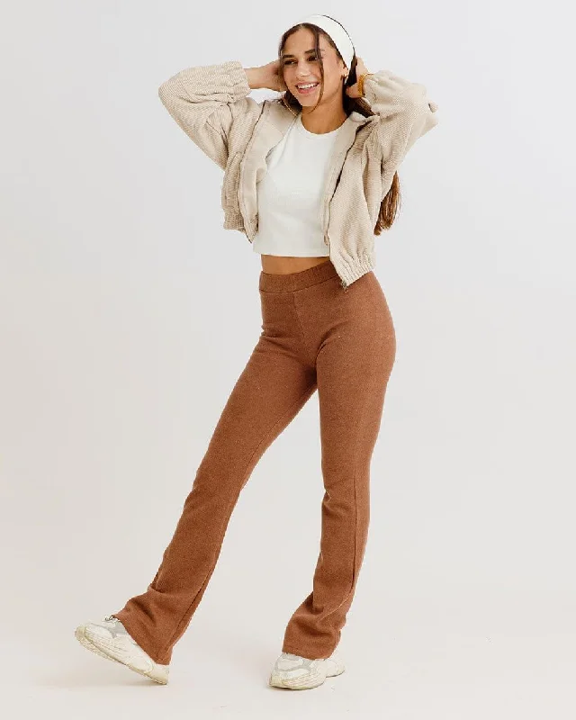 Brown Flare Pants