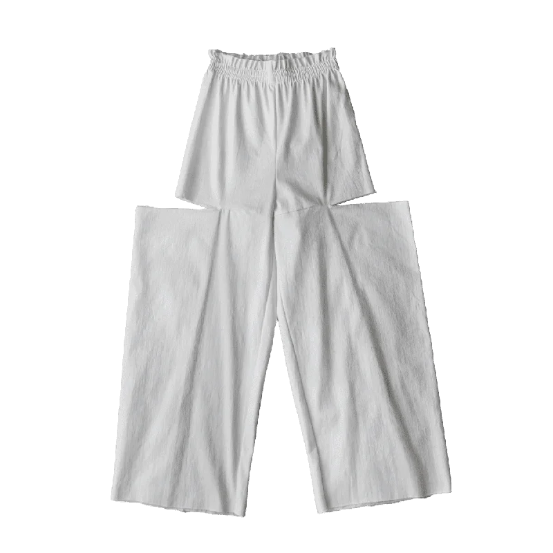 Cut Pants / White