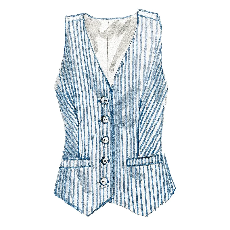 Florentine Seersucker Vest