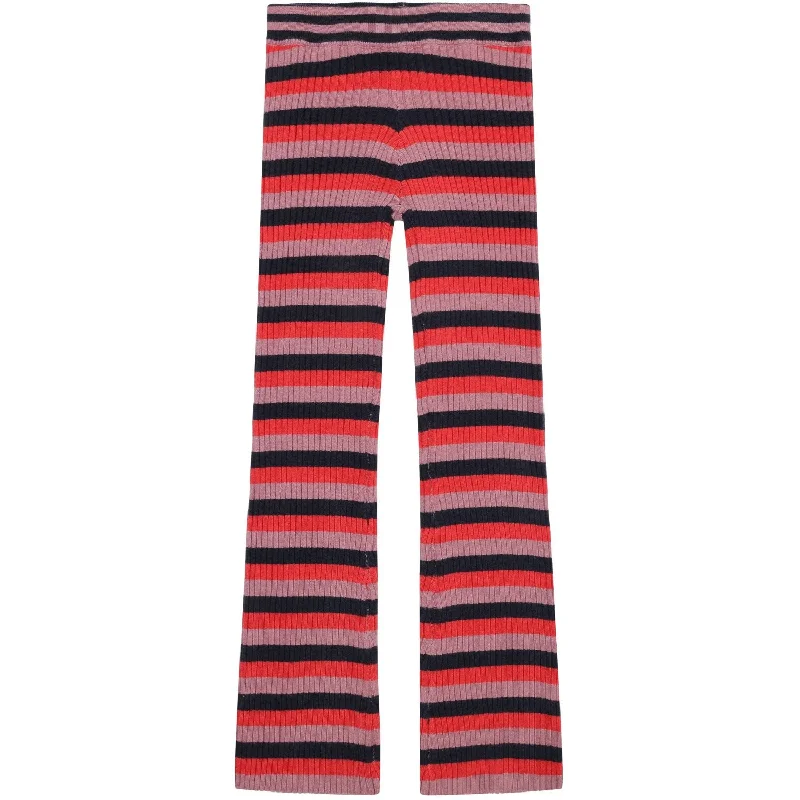 The New Multi Stripe Lia Flared Knit Pants