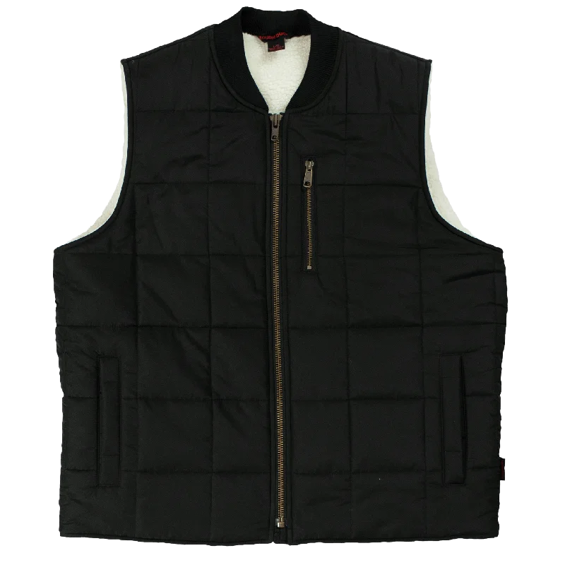 Tough Duck Men's Box Quilted, Sherpa Lined Vest WV01