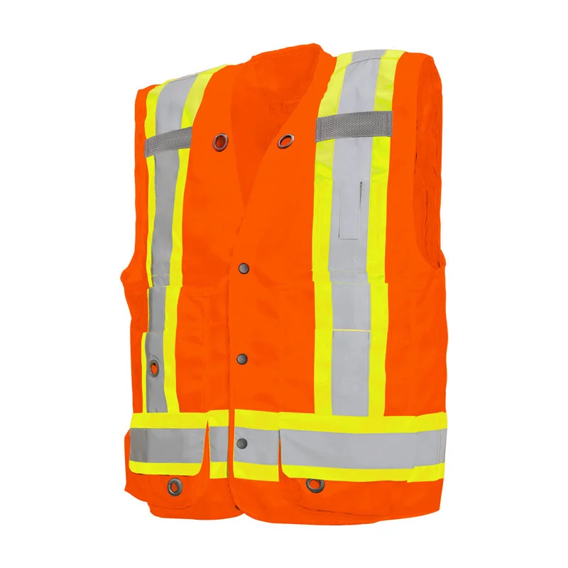 WNW Hi-Vis Deluxe Surveyor Vest - SV121