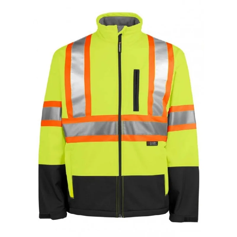 Women's Terra Hi Vis Softshell Jacket 116516WYL - Yellow