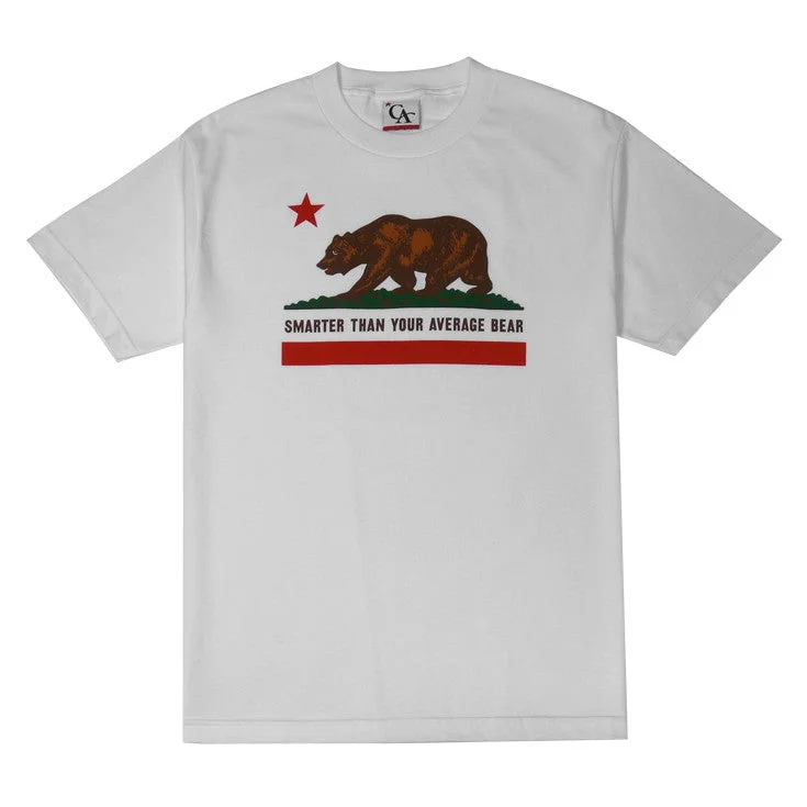 Mens Cali Bear T-Shirt White