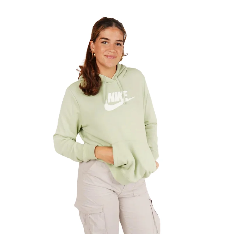 Nike Green Sportswear Logo Pullover Hoodie