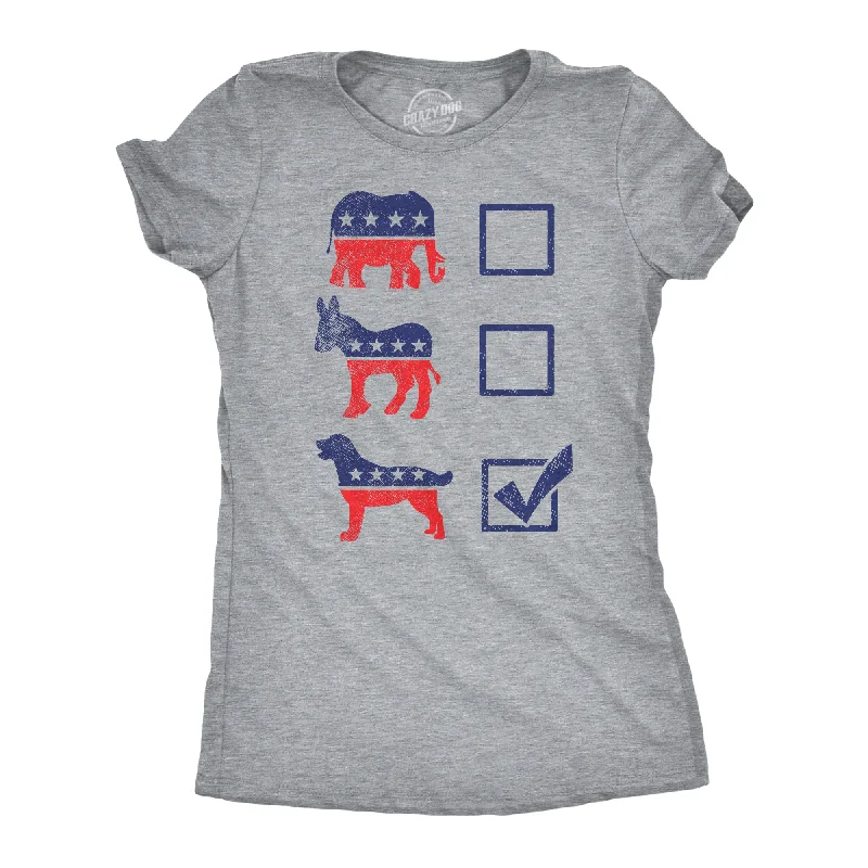 Voting Ballot Dog Women's T Shirt