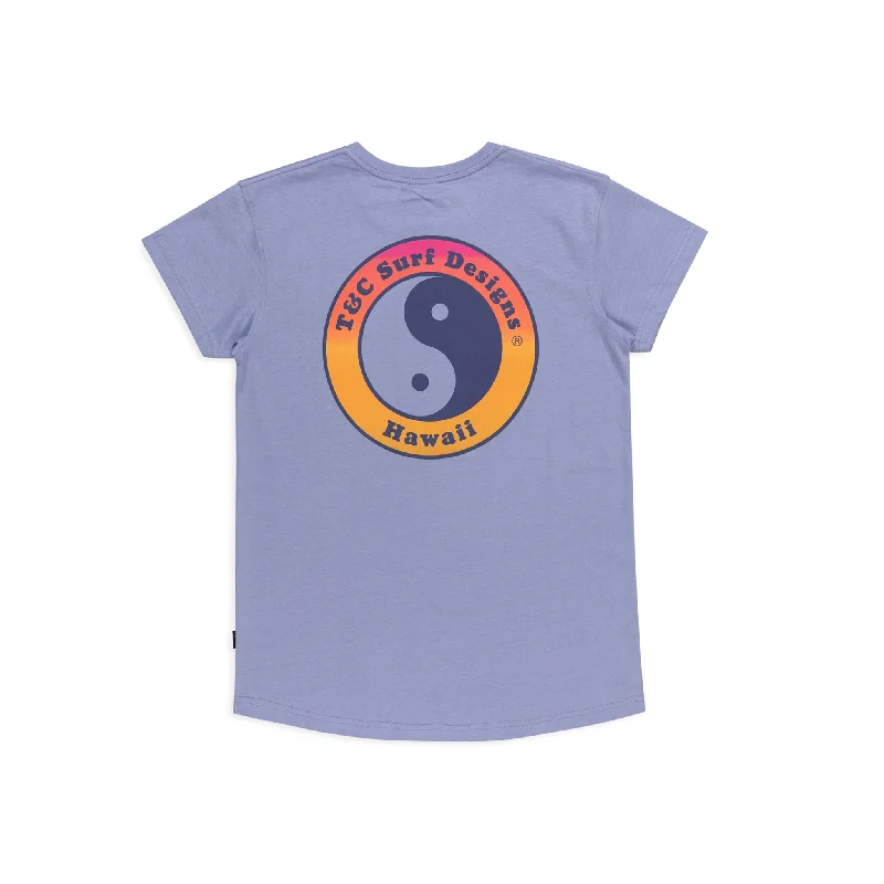 T&C Surf Designs Women YY Logo S/S Tee - Lavender