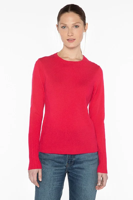 KINROSS CASHMERE - CREWNECK CASHMERE SWEATER