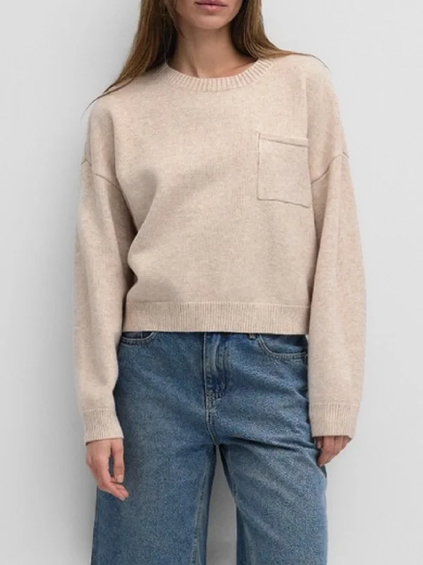 Lexi Pocket Sweater Oatmeal