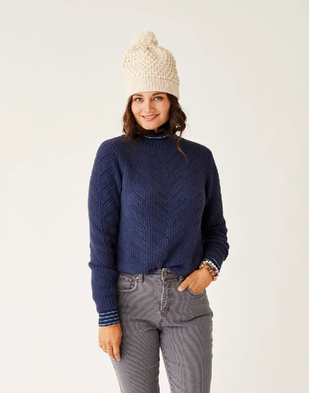 Monroe Sweater: Navy