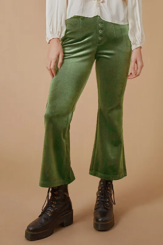 Corrie Bratter The Crop Trousers in Green