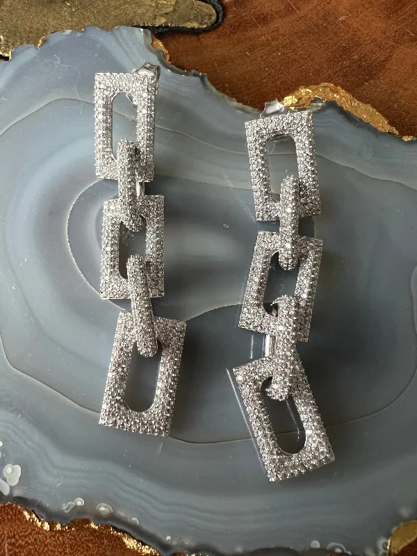 Nickho Rey Flat Block Earrings