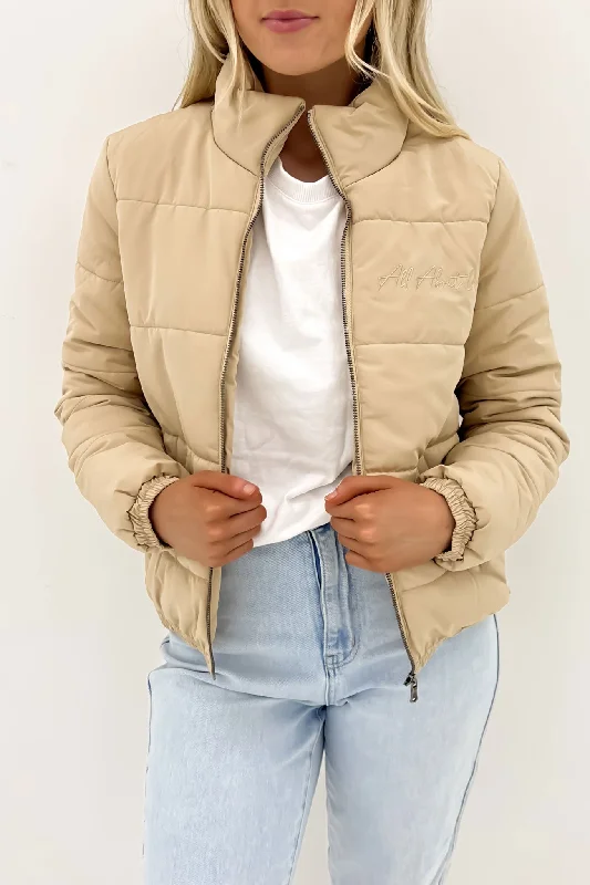 Classic Puffer Jacket Oatmeal