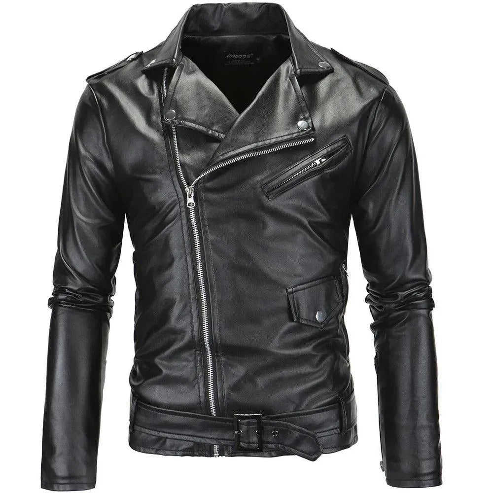 Slim Fit Biker Men's Leather Jacket