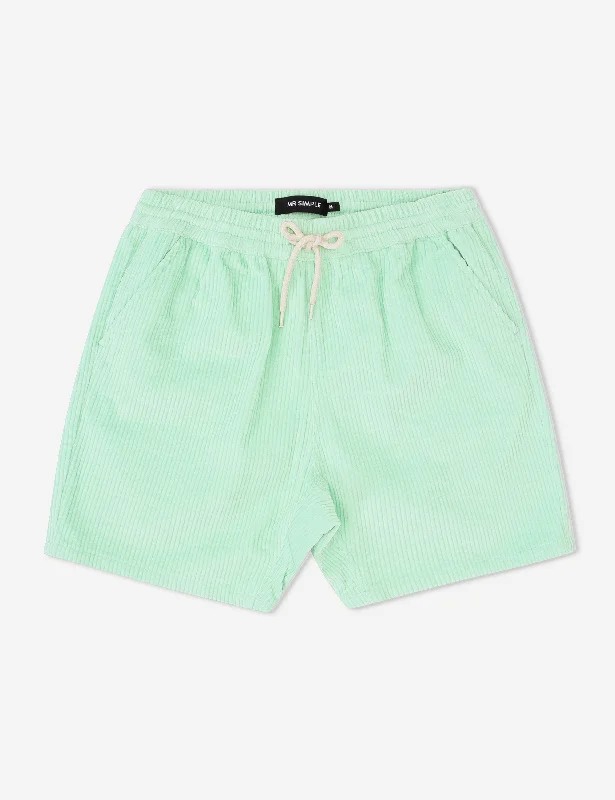 Burbank Cord Short - Aqua